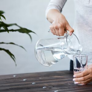 Healthy living starts wiht drinking water